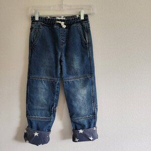Mini Boden Star Cuff Jeans